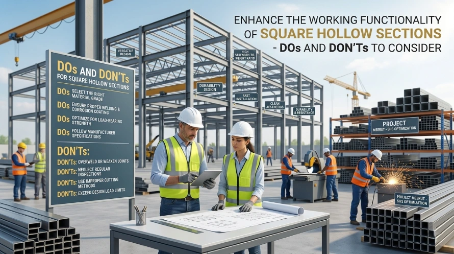 Enhance the Working Functionality of Square Hollow Sections- Dos and Don’ts to Consider