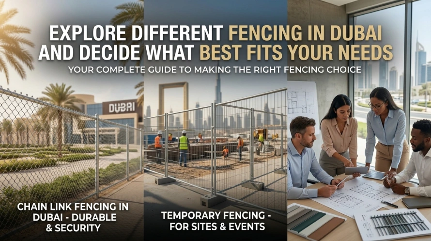 Explore Different Fencing in Dubai and Decide What Best Fits Your Needs