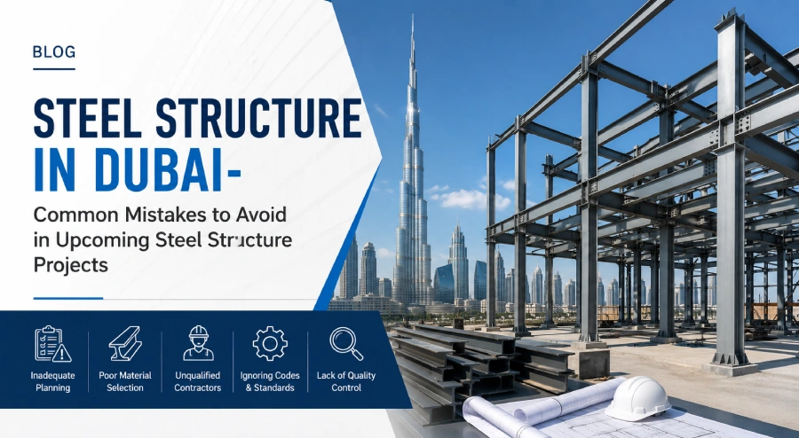 Steel Structure in Dubai- Common Mistakes to Avoid in Upcoming Steel Structure Projects