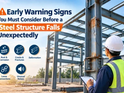 Early Warning Signs You Must Consider Before a Steel Structure Falls Unexpectedly