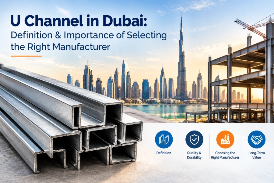 U Channel in Dubai: Definition & Importance of Selecting the Right Manufacturer