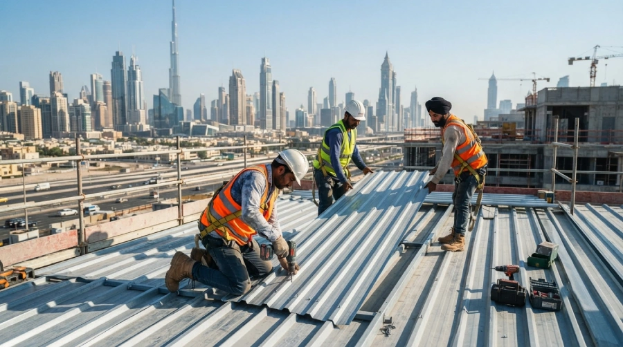 Securely Install Corrugated Sheet in Dubai to Enhance a Building’s Roof